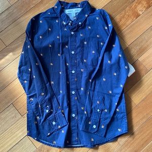 Boys Old Navy Button down long sleeve shirt brand new